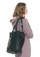 PAL OFFNER, large soft leather shoulder bag