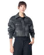 ULI SCHNEIDER, Denim Jacket with Pockets Made of Transparent Fabric - NOBANANAS - Image 12