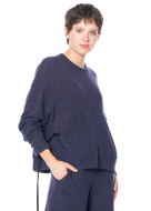 ULI SCHNEIDER, cashmere bomber sweater with pockets