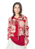 RUNDHOLZ,  Jacke aus Wolljacquard mit Blumenmuster 2241041104