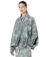RUNDHOLZ DIP, oversized linen jacket with print 1262781105 - NOBANANAS - Image 3