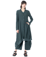 RUNDHOLZ BLACK LABEL, long coat with button placket 1263281206 - NOBANANAS - Image 3