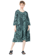 RUNDHOLZ BLACK LABEL, dress with all-over print 1263290904 - NOBANANAS - Image 3