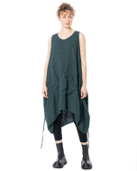 RUNDHOLZ BLACK LABEL, linen dress with waist belt 1263540904 - NOBANANAS - Image 9