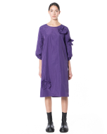 HINDAHL & SKUDELNY, floral taffeta dress 126K17 - NOBANANAS - Image 7