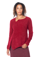 RUNDHOLZ, asymmetrischer Waschbärpullover 2241410704