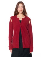 RUNDHOLZ, fitted knit jacket in raccoon hair 2241417102