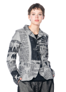 RUNDHOLZ DIP, Blazer-Jacke mit Jacquard-Print 2242021101