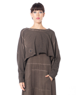 PLUSLAVIE PLÜ, cropped pullover WIDESHORTSWEAT - NOBANANAS - Image 1