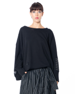 PLUSLAVIE PLÜ, kurzer Pullover WIDESHORTSWEAT II - NOBANANAS - Bild 1