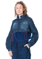 RUNDHOLZ DIP, cropped denim jacket 1252211109