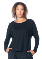 HINDAHL & SKUDELNY, Langarmshirt mit V-Ausschnitt 224S11