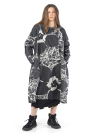 RUNDHOLZ  BLACK  LABEL, langes Kleid mit Print 2253600905
