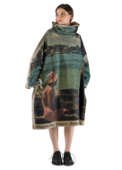 RUNDHOLZ DIP, kreatives Kleid mit Postkartenmotiv 2252110911