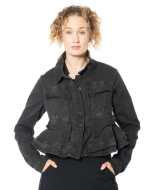 RUNDHOLZ, kurze Jeansjacke mit Rüschen 2251031103 - NOBANANAS - Bild 6