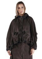 RUNDHOLZ, lässige Jeansjacke mit Raffungen 2251031108