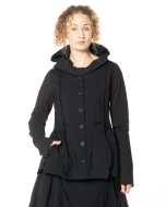 RUNDHOLZ, taillierte Wolljacke mit Schößchen 2251111101 - NOBANANAS - Bild 5