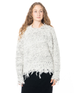 RUNDHOLZ, fringed sweater made of alpaca wool 2251380701 - NOBANANAS - Image 4