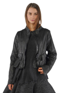 RUNDHOLZ, soft leather peplum jacket 2251481105