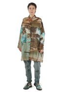 RUNDHOLZ DIP, shirt dress with tropical print 2252170902