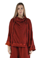 RUNDHOLZ DIP, T-Shirt aus gefärbtem Baumwolljersey 2252270503