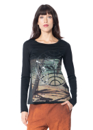 RUNDHOLZ DIP, T-Shirt mit farbigem Aufdruck 2252300502 - NOBANANAS - Bild 1