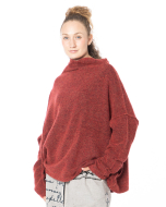 RUNDHOLZ DIP, melierter Pullover aus Alpaka-Wolle 2252460702 - NOBANANAS - Bild 3