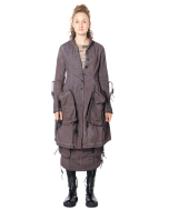 RUNDHOLZ DIP, Coat with Back Lacing 2252601208 - NOBANANAS - Image 6
