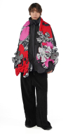 RUNDHOLZ  BLACK  LABEL, scarf with flowers 2253211405