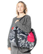 RUNDHOLZ  BLACK  LABEL, Tasche mit Blumen-Details und Print 2253212507 - NOBANANAS - Bild 1