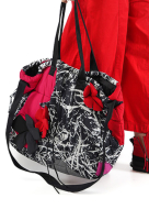 RUNDHOLZ  BLACK  LABEL, bag with floral details and print 2253212507