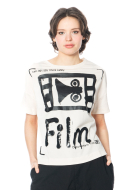 RUNDHOLZ DIP, t-shirt with camera print 1252300506