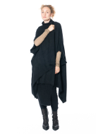 RUNDHOLZ DIP, knitted wool scarf with armholes 2242337713