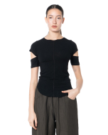 Andrea Ya'aqov, top with cut-out sleeves - NOBANANAS - Image 5