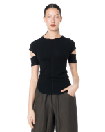 Andrea Ya'aqov, top with cut-out sleeves - NOBANANAS - Image 6