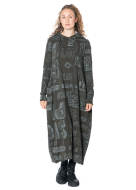 RUNDHOLZ  BLACK  LABEL, Ballonkleid aus Baumwolle mit Print 2243290904