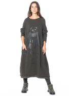 RUNDHOLZ  BLACK  LABEL, Baumwollkleid mit Panda-Print 2243510905