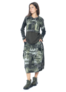 RUNDHOLZ  BLACK  LABEL, tulip shaped camouflage skirt 2243600304