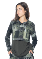 RUNDHOLZ  BLACK  LABEL, cropped camouflage jacket 2243601105