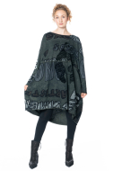 RUNDHOLZ  BLACK  LABEL, dress with iconic flock print 2243640905