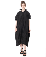 PLUSLAVIE PLÜ, one size taffeta shirt dress LONG SHIRT - NOBANANAS - Image 1