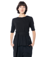 PLUSLAVIE PLÜ, Shirt X POSE SHIRT mit Bindegürtel - NOBANANAS - Image 4