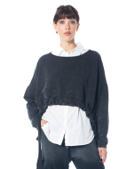 LA HAINE INSIDE US, asymmetrical sweater W5228 - NOBANANAS - Image 3