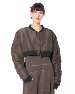 PLUSLAVIE PLÜ, Kurzjacke mit Bündchen THE SHORT BOMBER - NOBANANAS - Bild 5