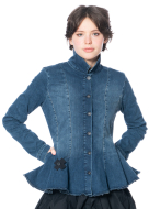 PLUSLAVIE PLÜ, fitted denim jacket LA BELLE DENIM