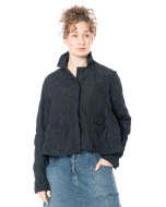 PLUSLAVIE PLÜ, black taffeta jacket T HOMEY - NOBANANAS - Image 3