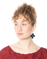 MIKAs, Design Ohrring mit Doppelkreuz - NOBANANAS - Bild 5