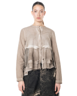 studiob3, Baumwollcardigan LUSJA Sand Old Dye   - NOBANANAS - Bild 6