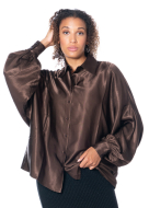 SoSUE, shiny wide sleeve oversize blouse Antonia 