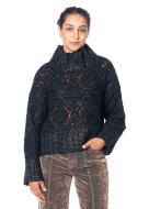 annette görtz, wool sweater ART in cable knit pattern